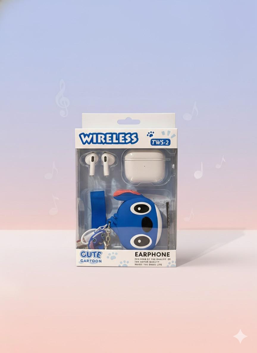 🎧 Écouteurs Bluetooth “La Boubou Stitch” – Style, Qualité & Fun ! 💙