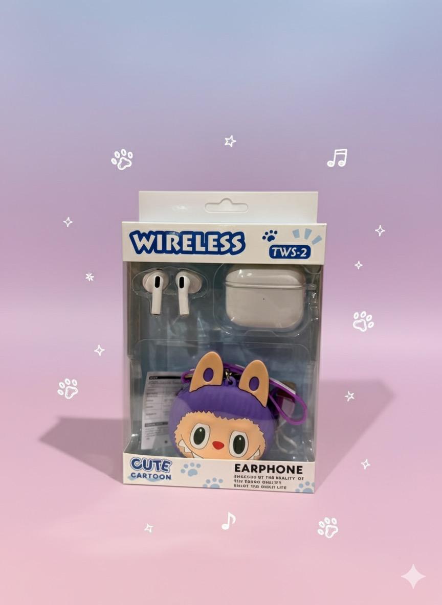 🎧 Écouteurs Bluetooth “La Boubou Stitch” – Style, Qualité & Fun ! 💙