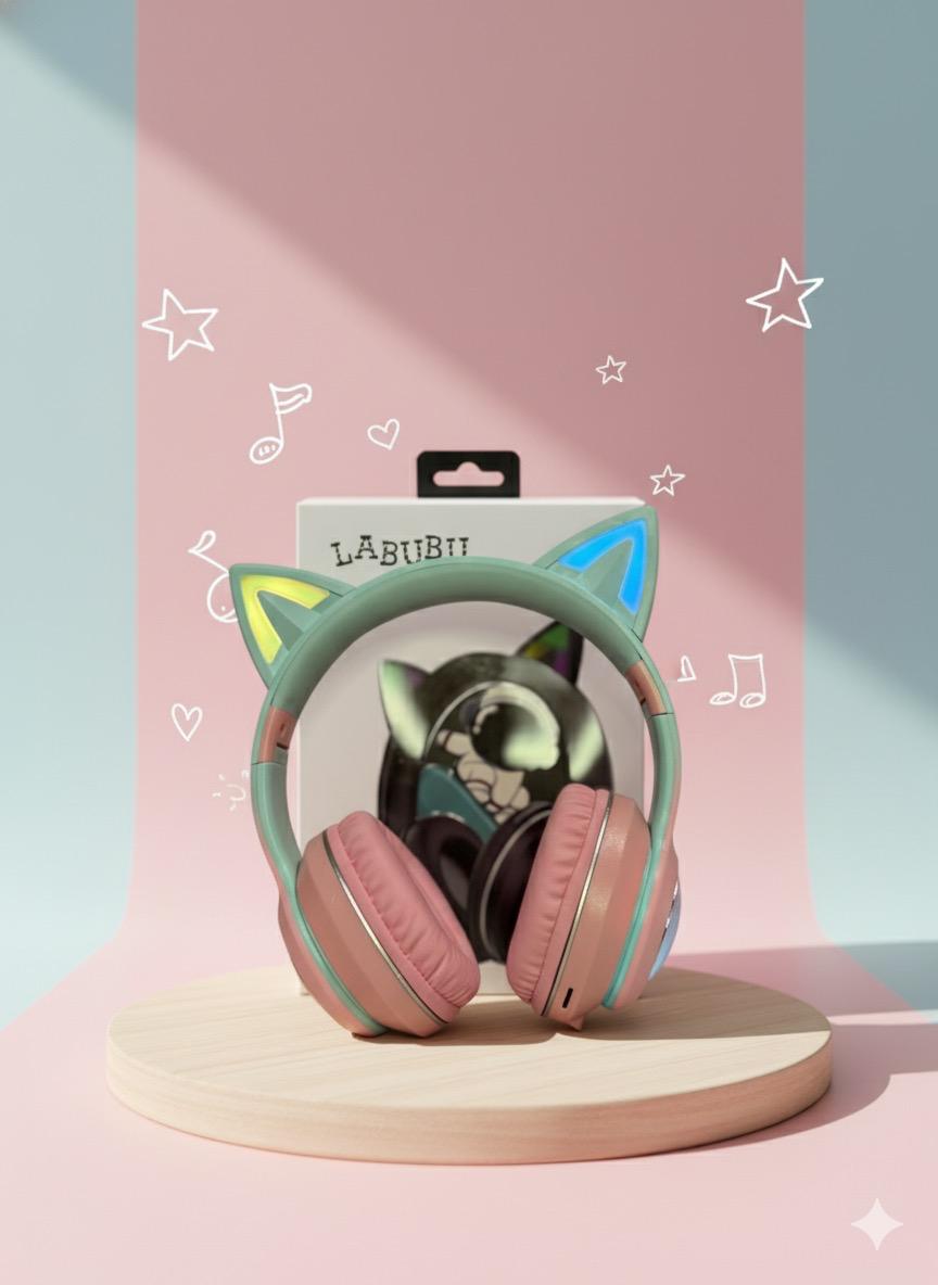 Casque audio – Oreilles de chat
