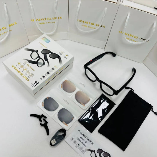 🤖🕶 lunette connecter video photo et ecouteur