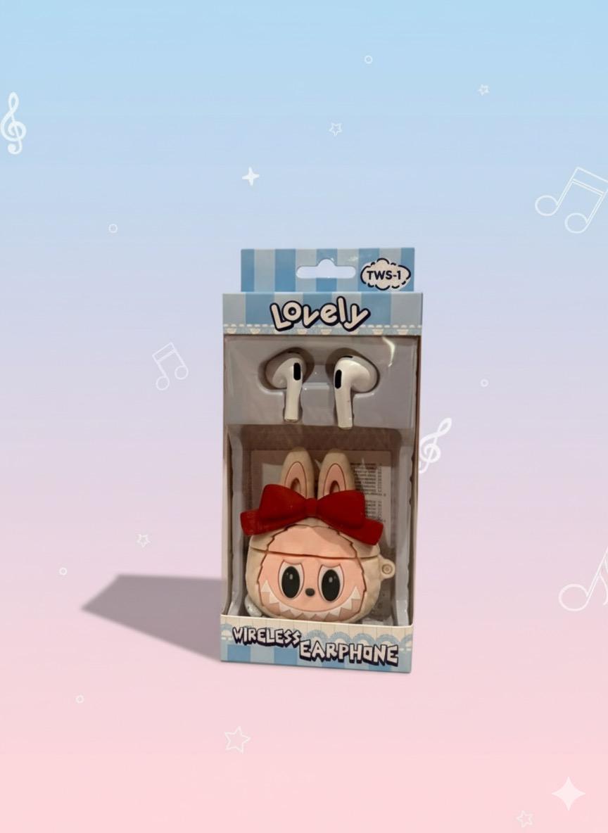 🎧 Écouteurs Bluetooth “La Boubou Stitch” – Style, Qualité & Fun ! 💙