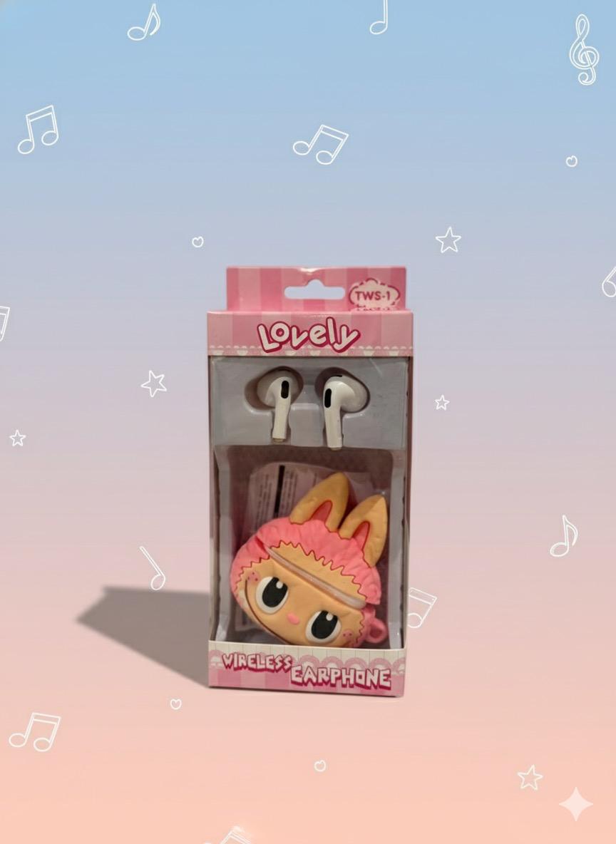 🎧 Écouteurs Bluetooth “La Boubou Stitch” – Style, Qualité & Fun ! 💙